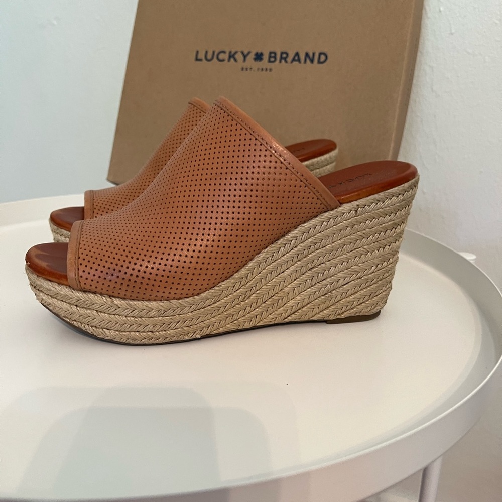 Lucky Brand Mackyla clay/ligth Montana wedges - Picture 7 of 10